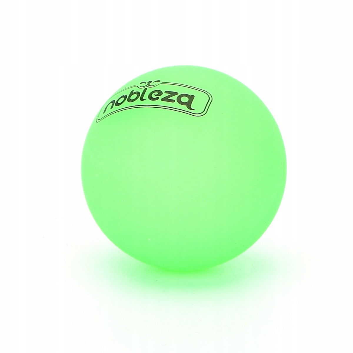Piłka dla psa 8,5cm solidna zabawka wytrzymała kula fluorescencyjna zielona