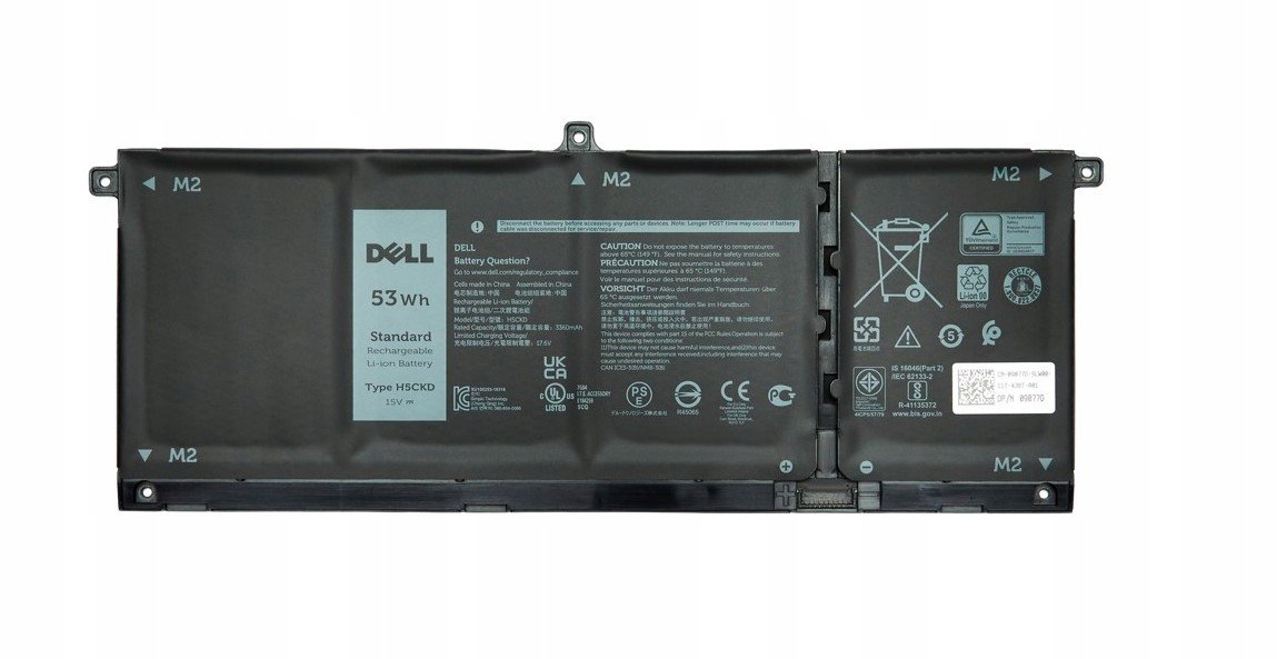 NOWA ORYGINANA BATERIA DELL 53Wh TYPE H5CKD Latitude 3140 3410 3510 2025