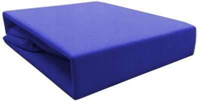 Prześcieradło 160x200 jersey granatowy