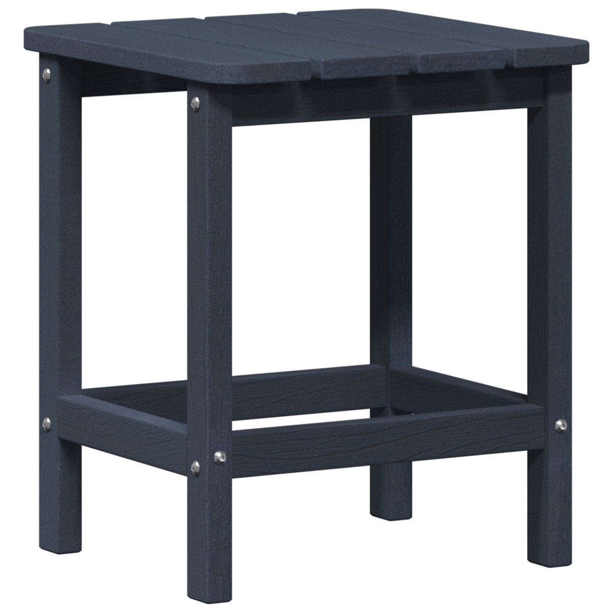 vidaXL Stół boczny Adirondack Niebieski 38x38x46 cm HDPE