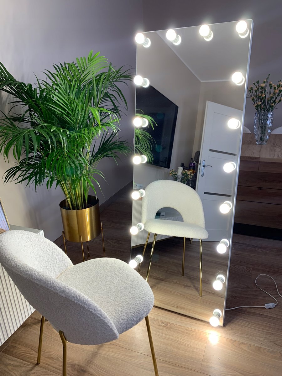 Lustro do makijażu, wizażu, make up stojące 160-60