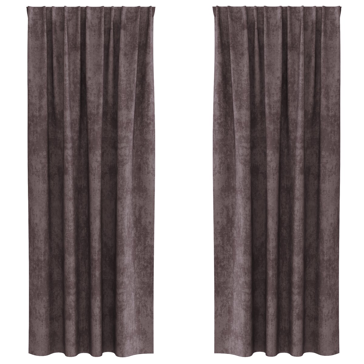 vidaXL Zasłony 2 szt. z Oczkami Brązowe 225x140 cm