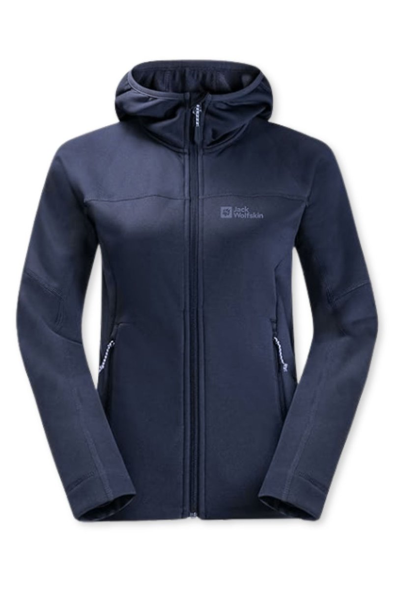 Bluza damska Jack Wolfskin Hirschberg z kapturem trekkingowa -XL