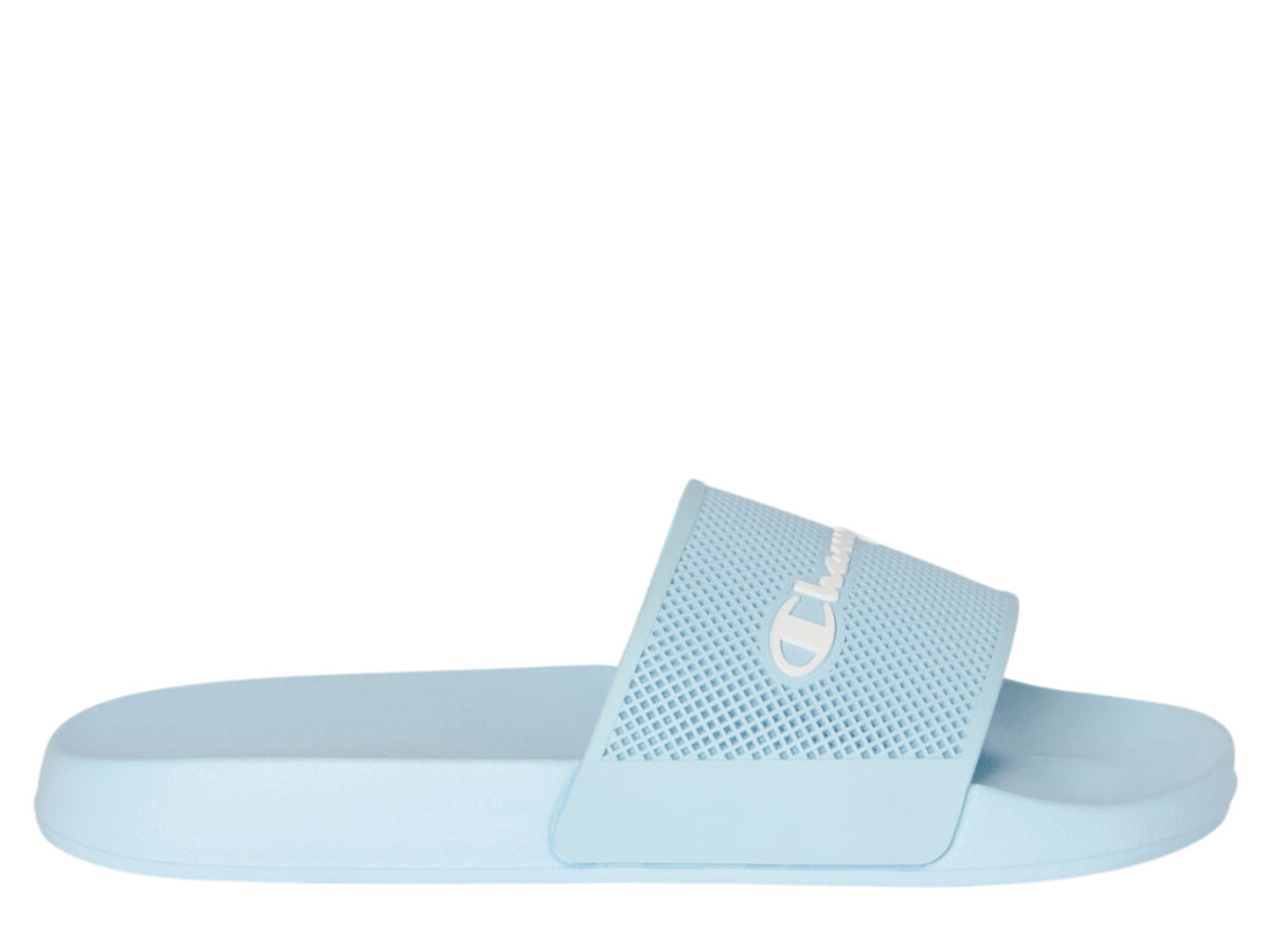Klapki damskie Champion S11806BS010 DTN21 SLIDE Niebieskie