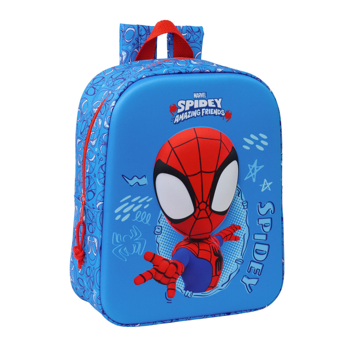 Plecak szkolny Spider-Man Czerwony Granatowy 22 x 27 x 10 cm