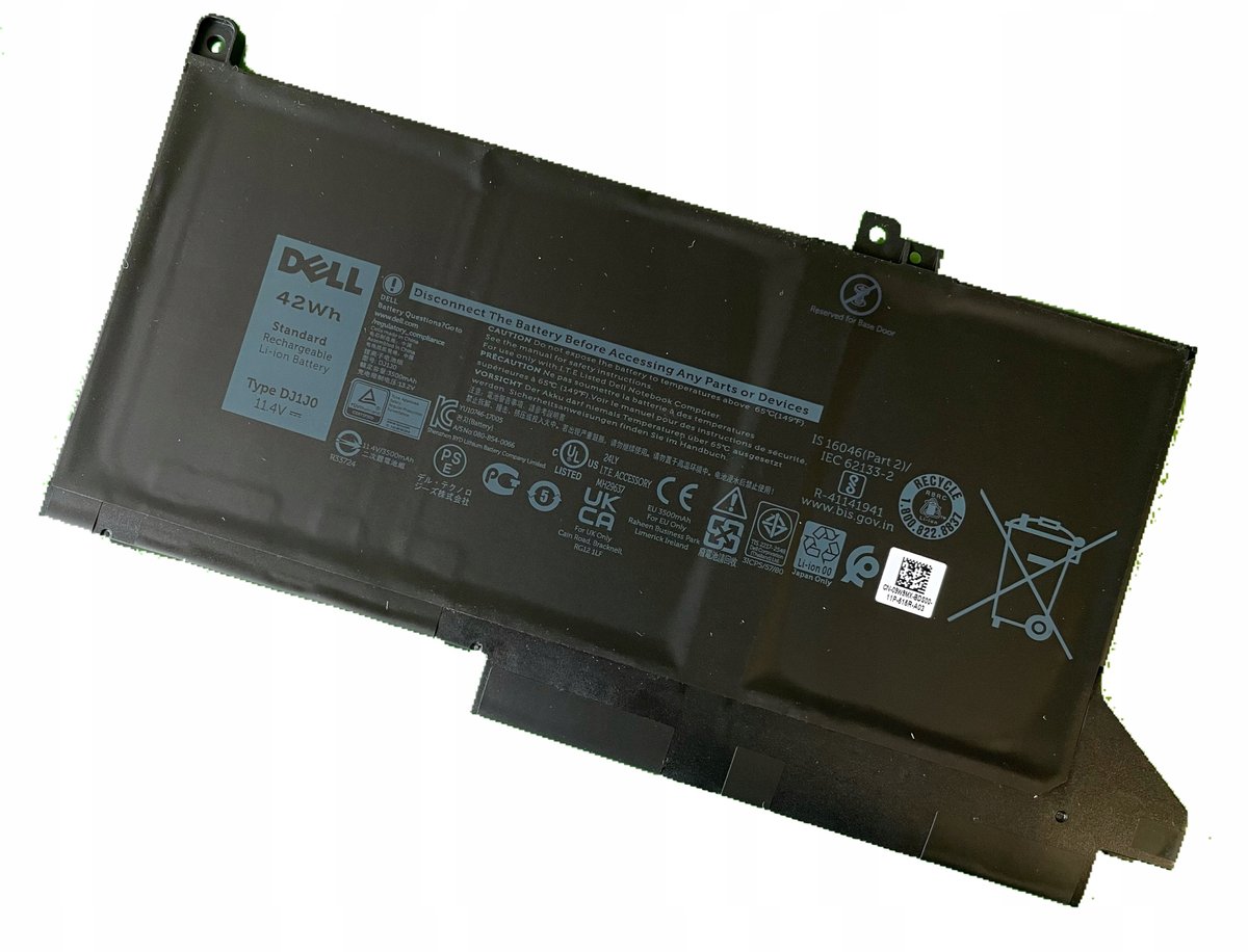 NOWA ORYGINALNA BATERIA DELL TYPE DJ1J0 42WH Latitude E7380 7390 7480 7490