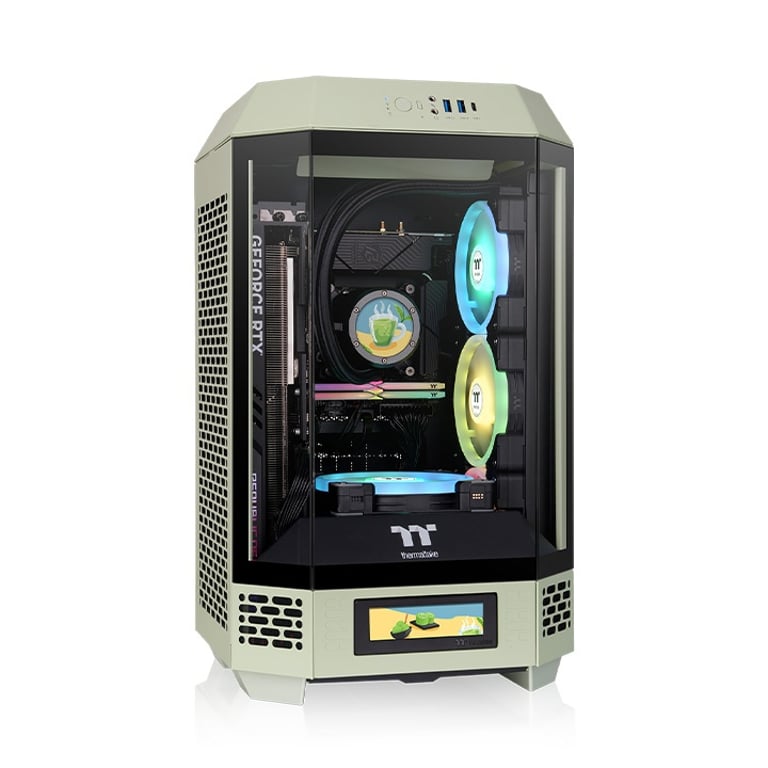 Thermaltake The Tower 250 Matcha Green Mini Tower Zielony CA-1Z9-00SEWN-00