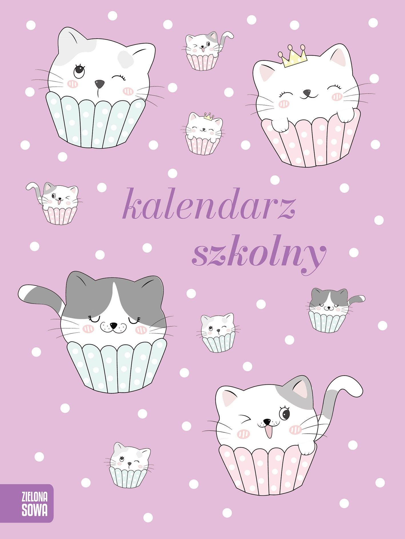Kalendarz szkolny. Kotki - kalendarz