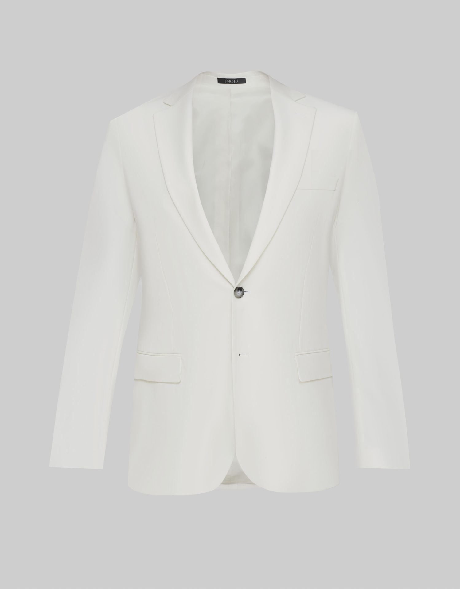 marynarka do zestawu lido 01 biały slim fit