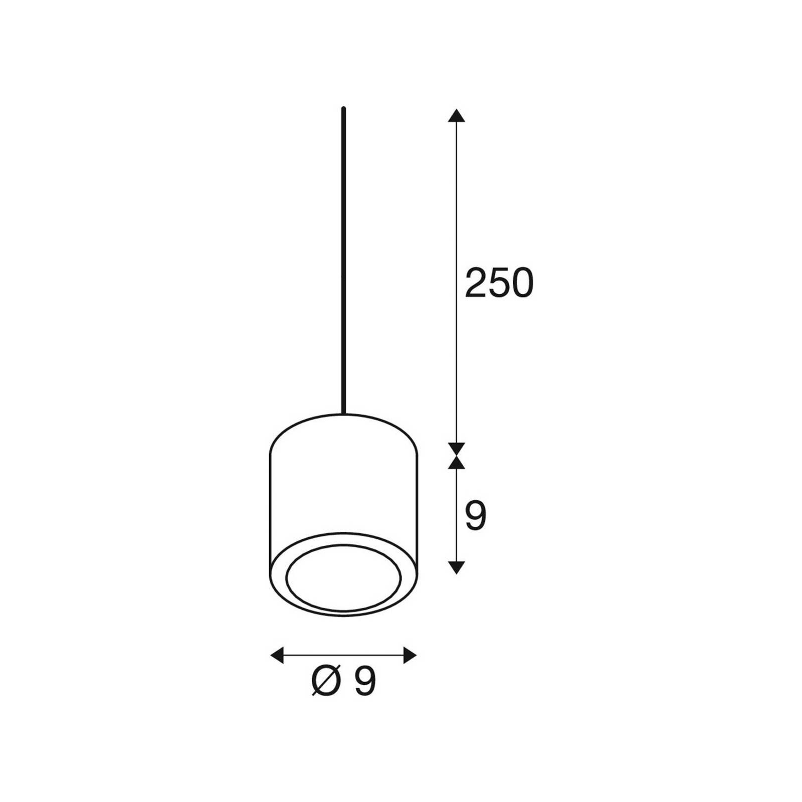 SLV Lampa wisząca Oculus, możliwość ściemniania, brązowy / mosiężny, salon / jadalnia, aluminium, nowoczesny