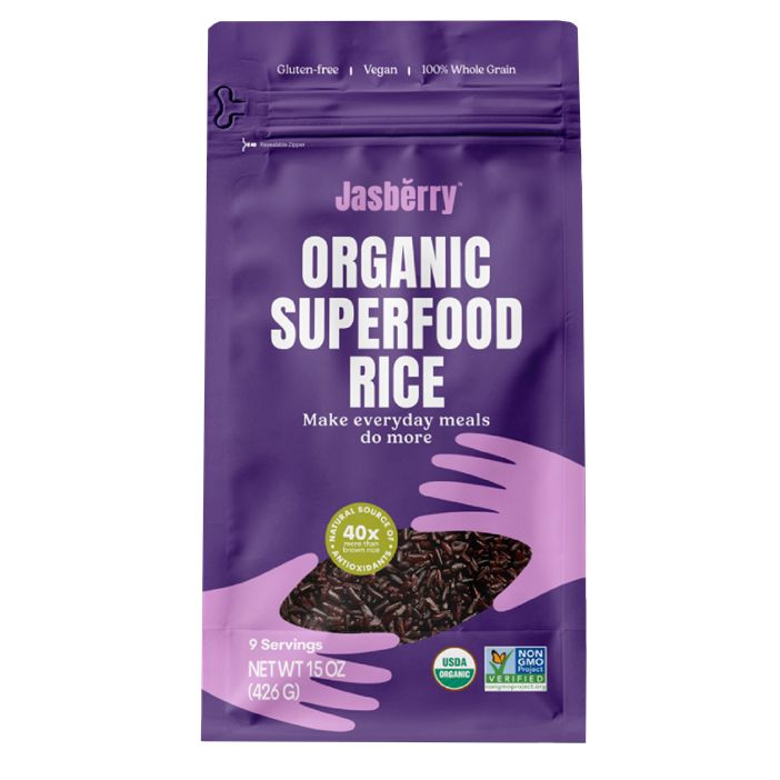 Ryż express jasberry razowy 200 g Bio - żywność