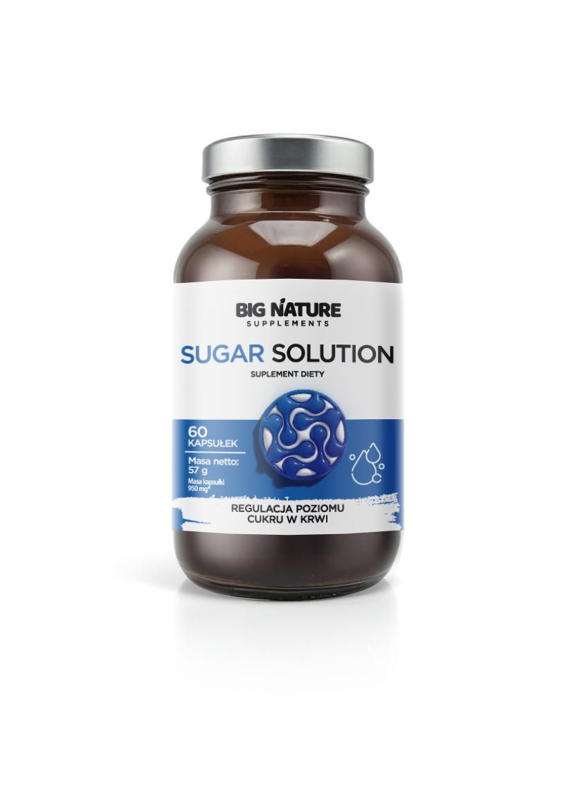 Big Nature Sugar Solution - suplement diety 60 kaps. - suplement