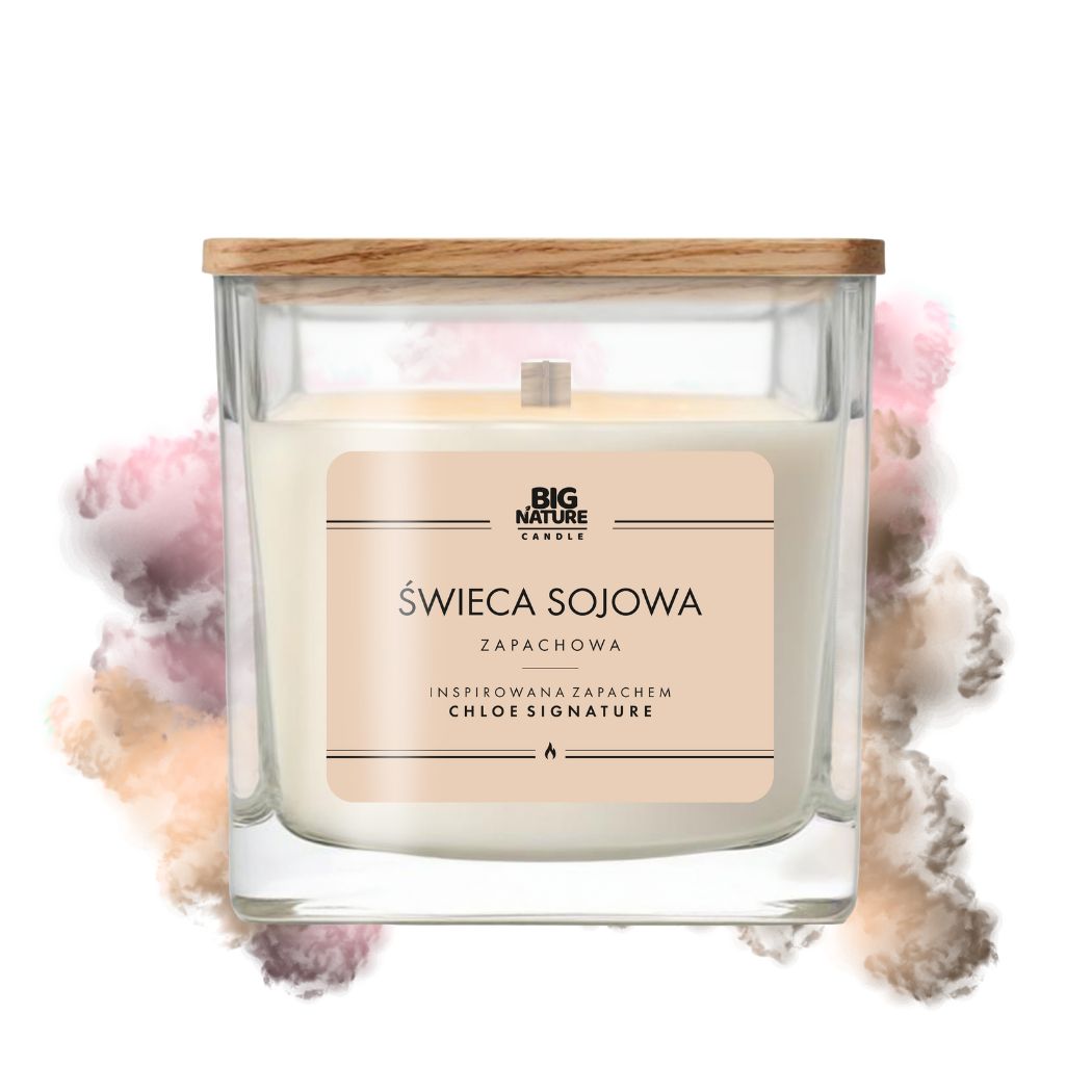 Big Nature Świeca sojowa zapachowa inspirowana Chloe Signature 220 g - świeca