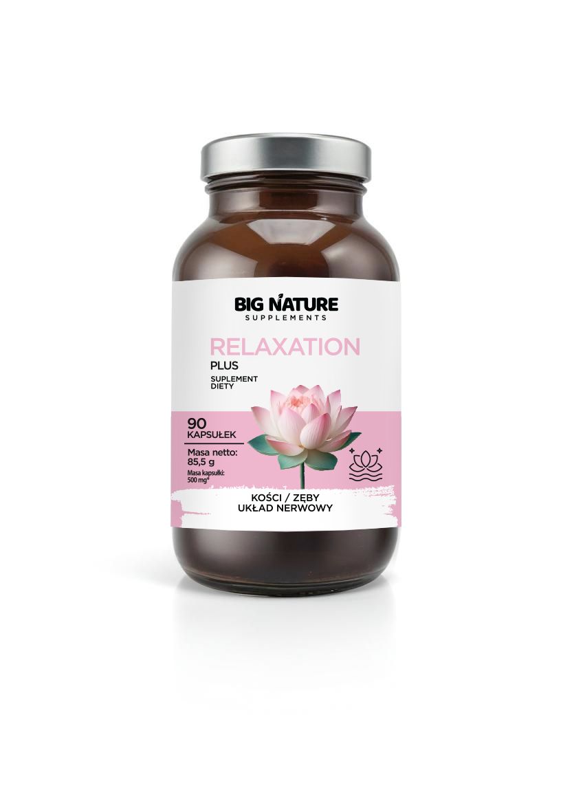 Big Nature Relaxation Plus - suplement diety 90 kaps. - suplement