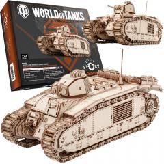 Puzzle drewniane 3d - Char B1 Little-Story - puzzle