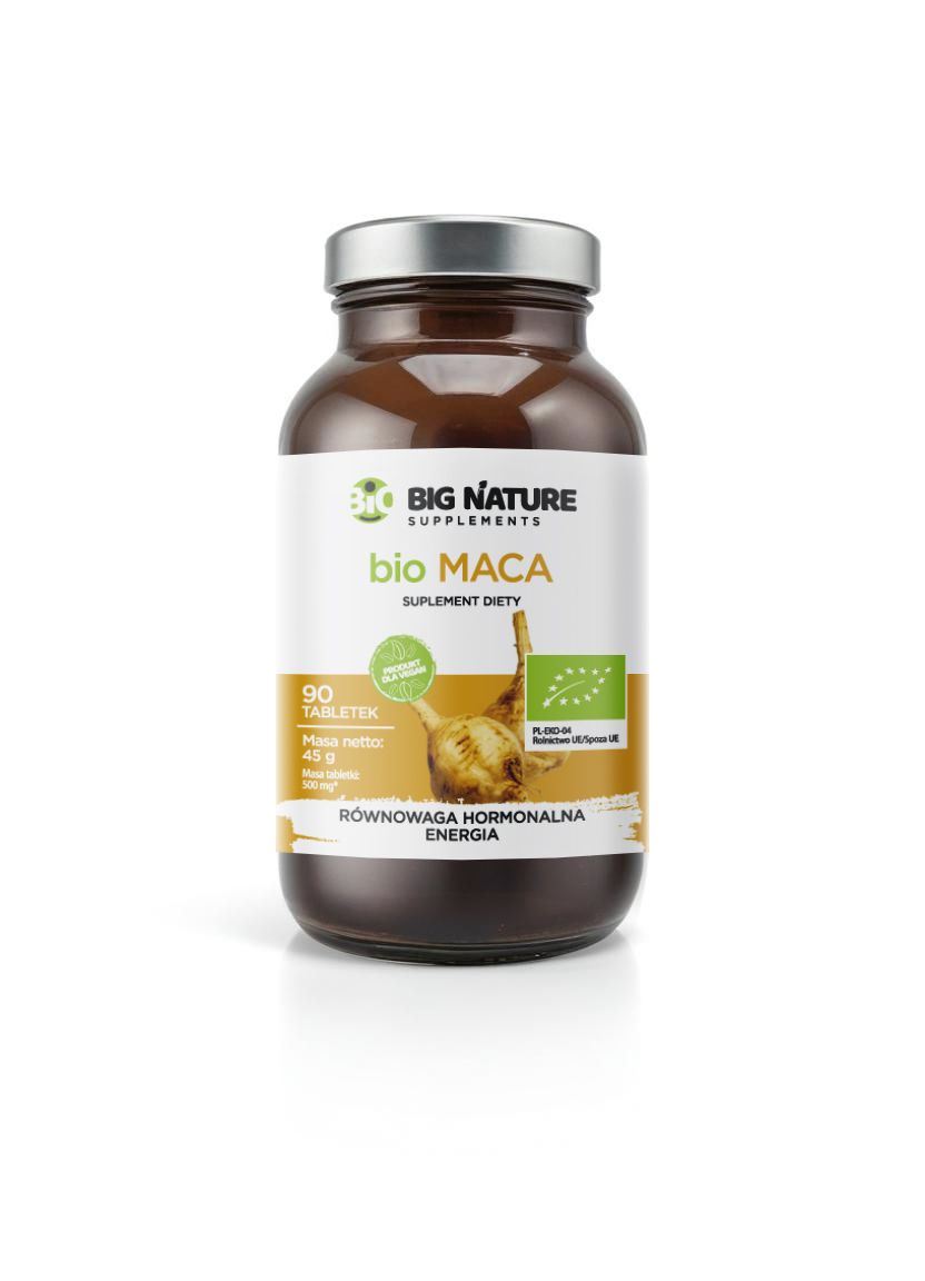 Big Nature Maca - suplement diety 90 tab. Bio - suplement