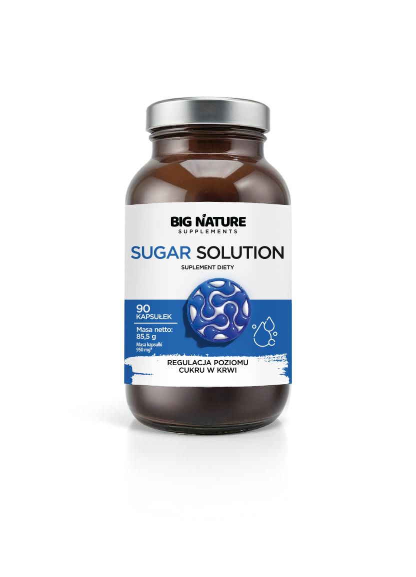 Big Nature Sugar Solution - suplement diety 90 kaps. - suplement