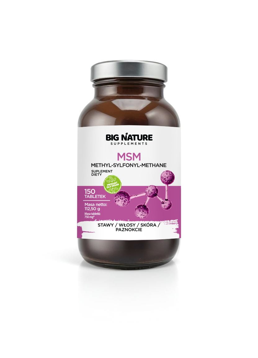 Big Nature Msm - suplement diety 150 tab. - suplement