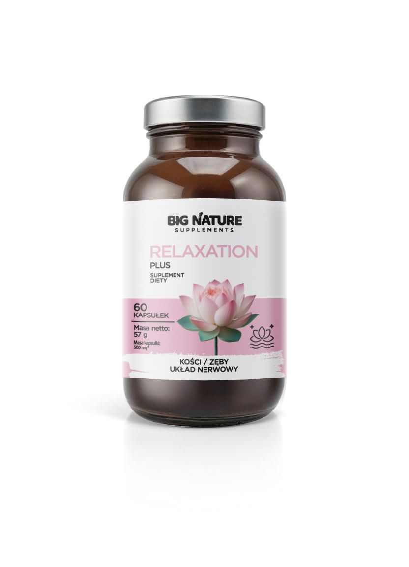 Big Nature Relaxation Plus - suplement diety 60 kaps. - suplement