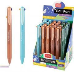 Easy Stationery Długopis automatyczny czterokolorowy (24szt) Easy