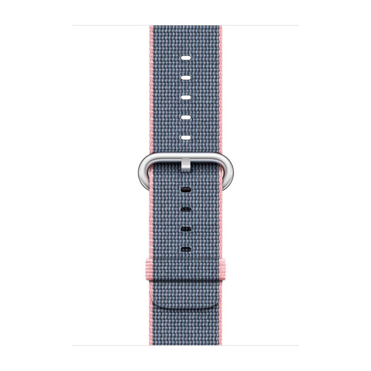 Apple Pasek nylonowy w kolorze jasnego różu/nocnego błękitu do koperty 38mm / 40mm / 41mm / 42mm - rozmiar S/M