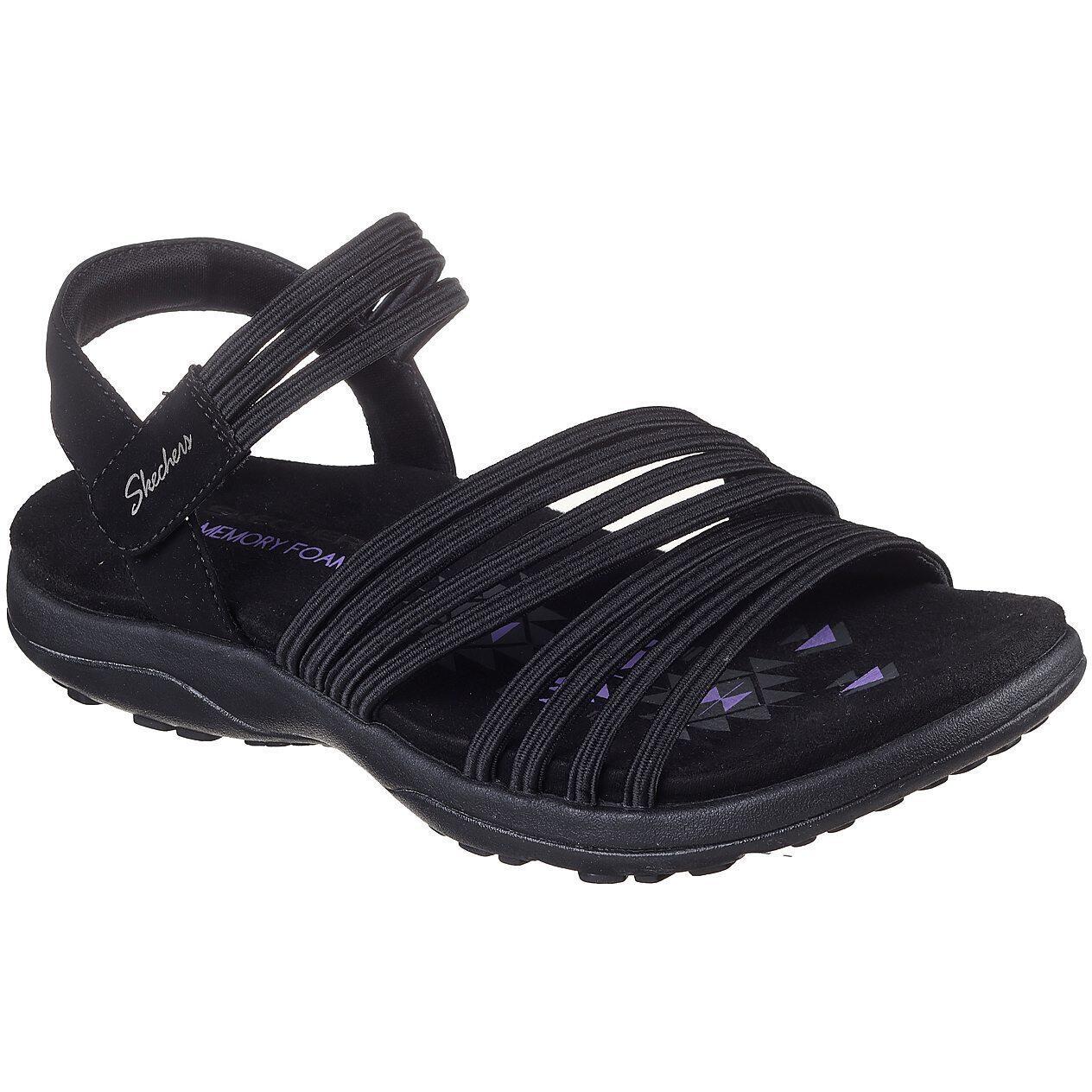 Sandały damskie Skechers Reggae Slim - Coffee