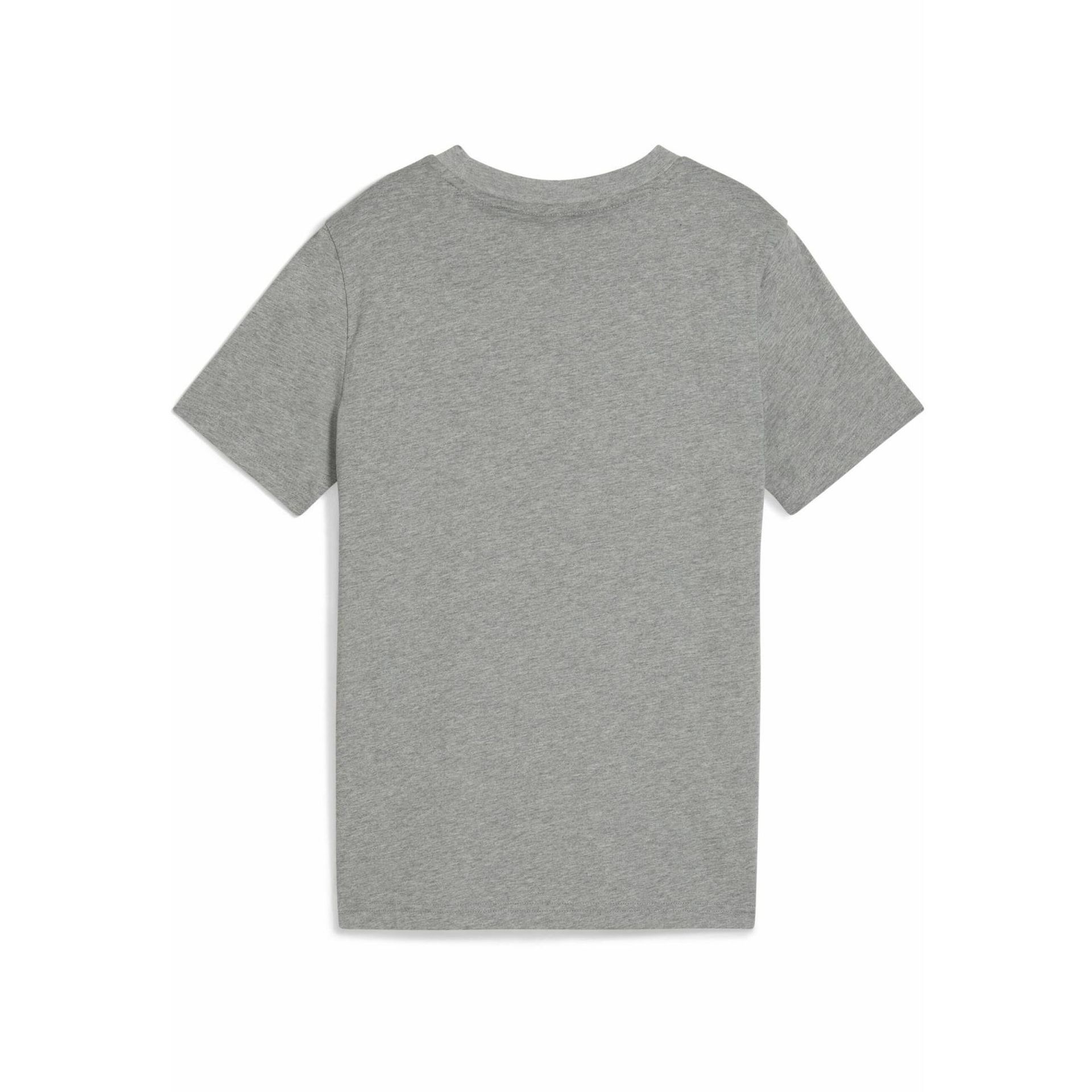 Młodzieżowa koszulka ESS z logo No. 1 PUMA Medium Gray Heather