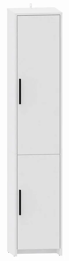 Biały nowoczesny regał zamykany- A9-P05