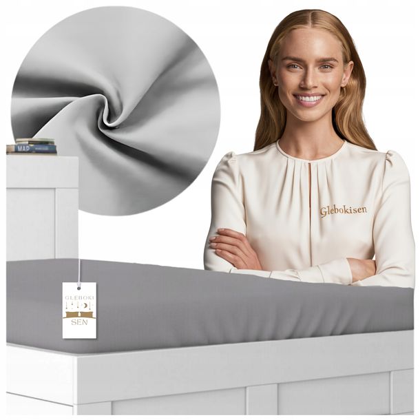Prześcieradło z Gumką 80x180 cm Bawełniane do Łóżeczka JERSEY Różne Kolory