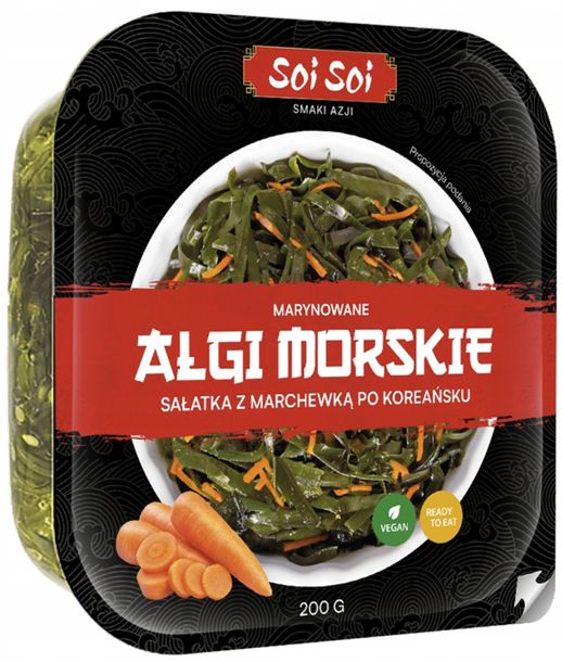 Algi morskie z marchewką 