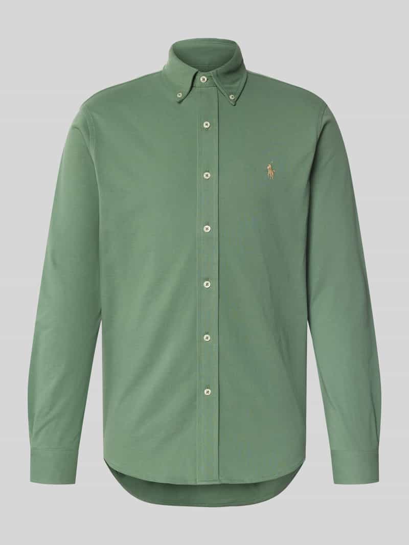 Koszula casualowa o kroju regular fit z kołnierzykiem typu button down
