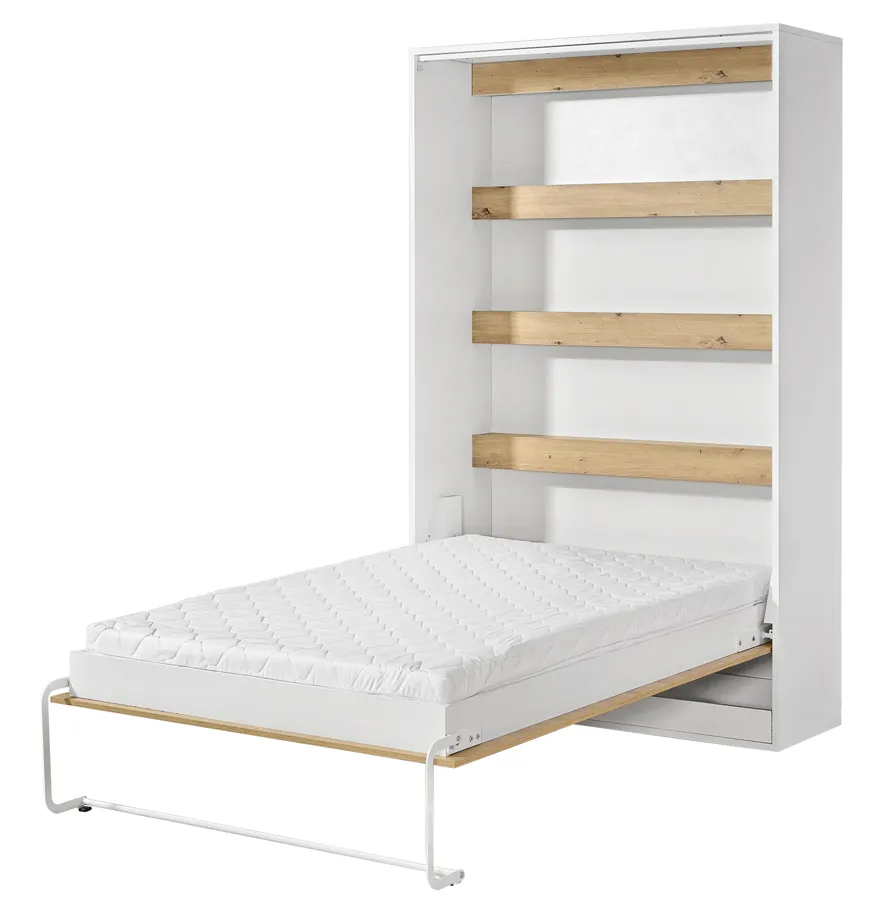 Pionowy otwierany półkotapczan dąb + czarny 120x200 F8-H10