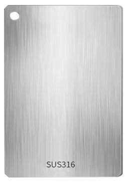 DESKA DO KROJENIA ZE STALI NIERDZEWNEJ PŁYTA 30x19,5 CM, NIERDZEWNA STALOWA