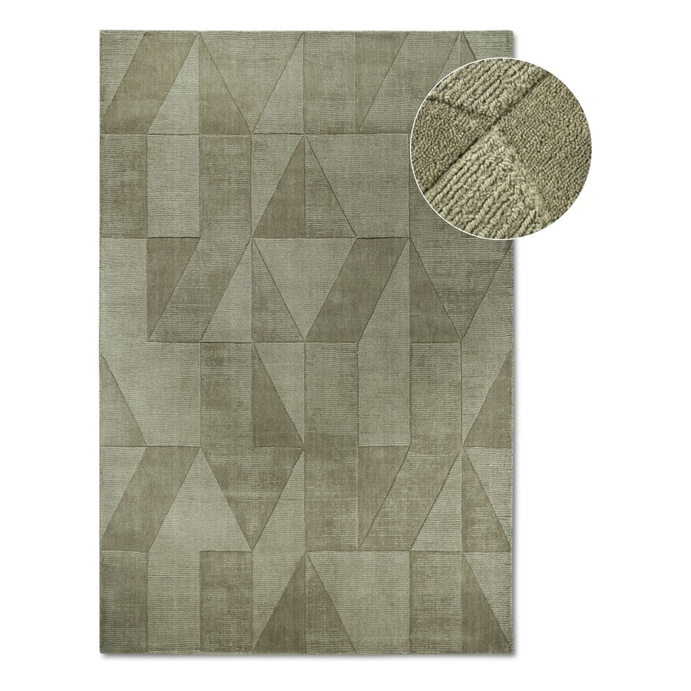 Zielony wełniany dywan tkany ręcznie 160x230 cm Ursule – Villeroy&Boch