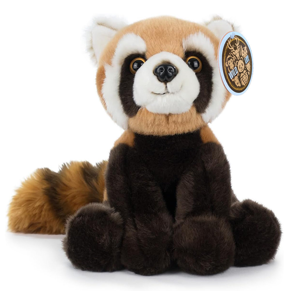 Maskotka Panda Czerwona 25 cm Ruda Pandka Pluszak Premium Świetna Jakość