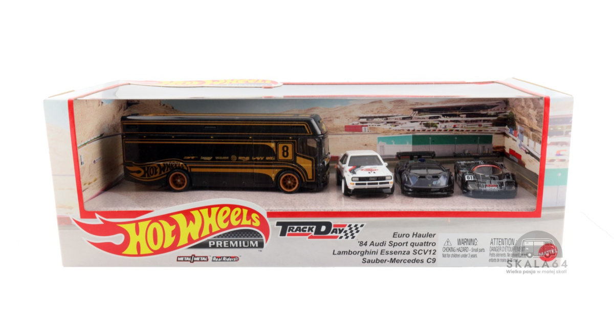 HOT WHEELS Premium Diorama Track Day HKC15 Audi Lamborghini Mercedes