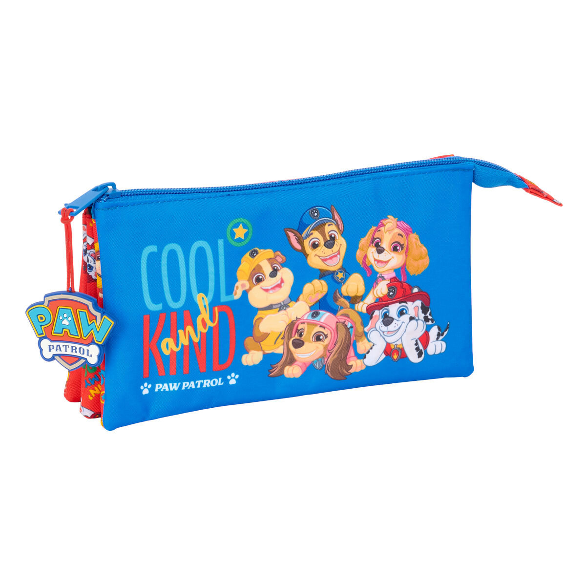 Piórnik The Paw Patrol Cool Niebieski Czerwony 22 x 12 x 3 cm