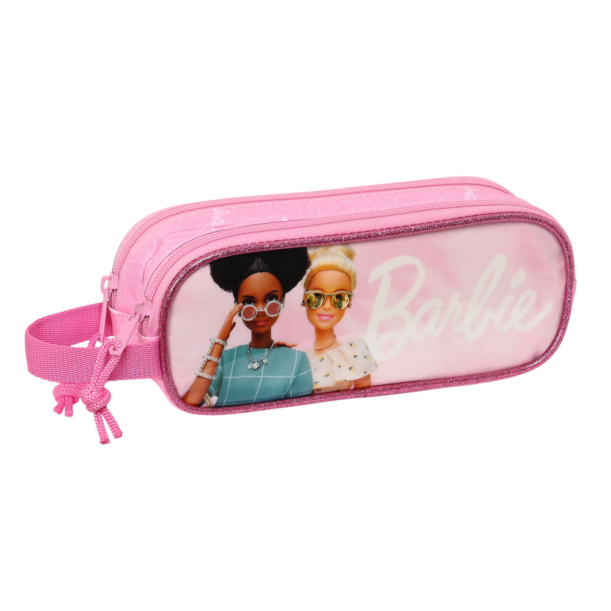 Piórnik Podwójny Barbie Girl Różowy 21 x 8 x 6 cm
