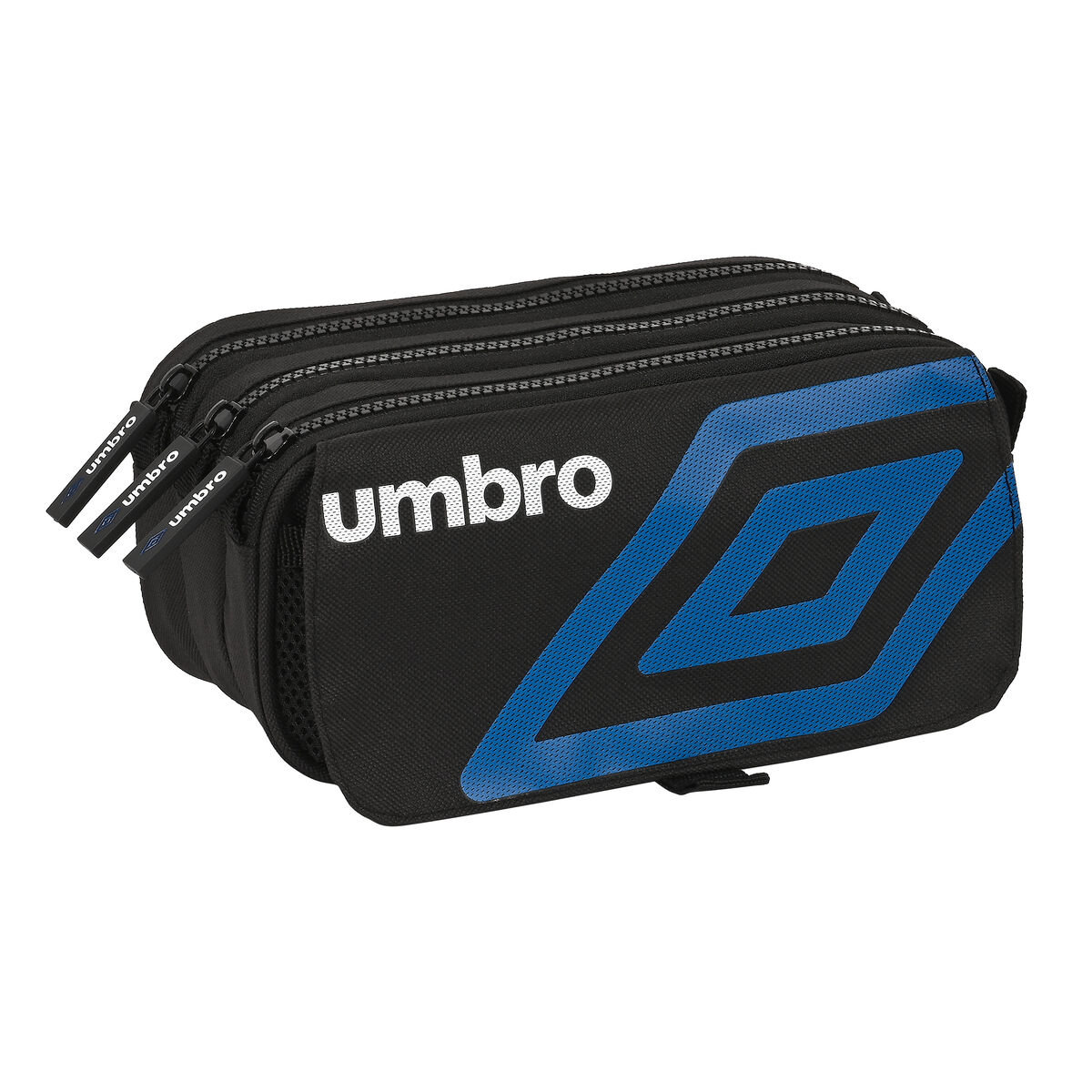 Piórnik Potrójny Umbro Flash Czarny (21,5 x 10 x 8 cm)