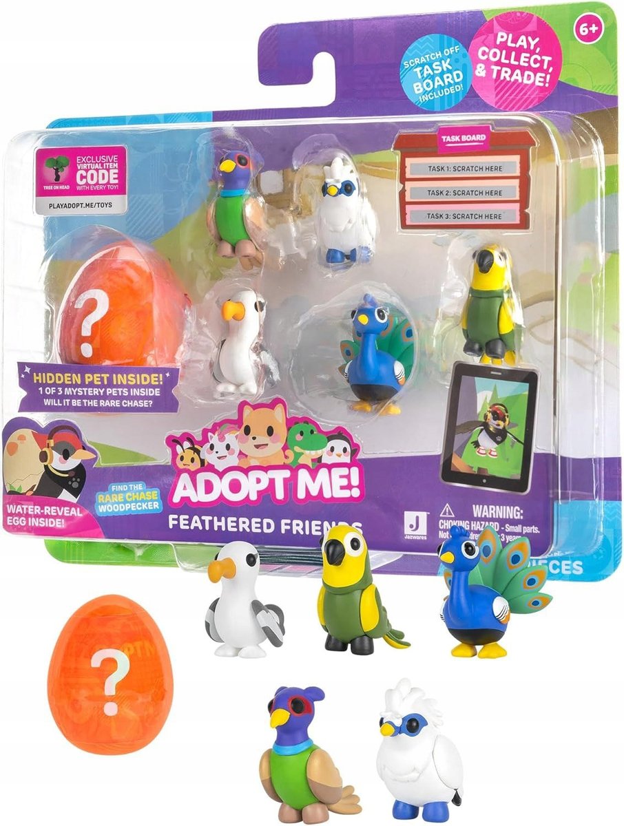 Adopt Me - 6 Figure Pack - Feathered Friends (243-0114) [Figurka]