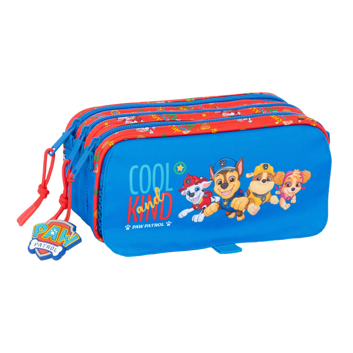 Piórnik The Paw Patrol Cool Niebieski Czerwony 21,5 x 10 x 8 cm
