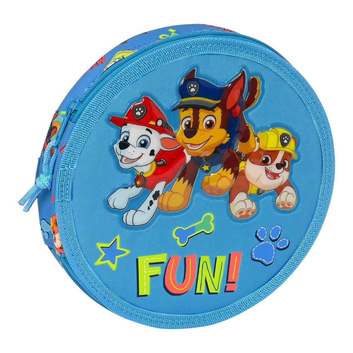 Piórnik The Paw Patrol Friendship Okrągły Niebieski (18 Części)