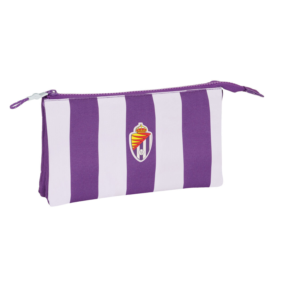 Piórnik Podwójny Real Valladolid C.F. Fioletowy 22 x 12 x 3 cm