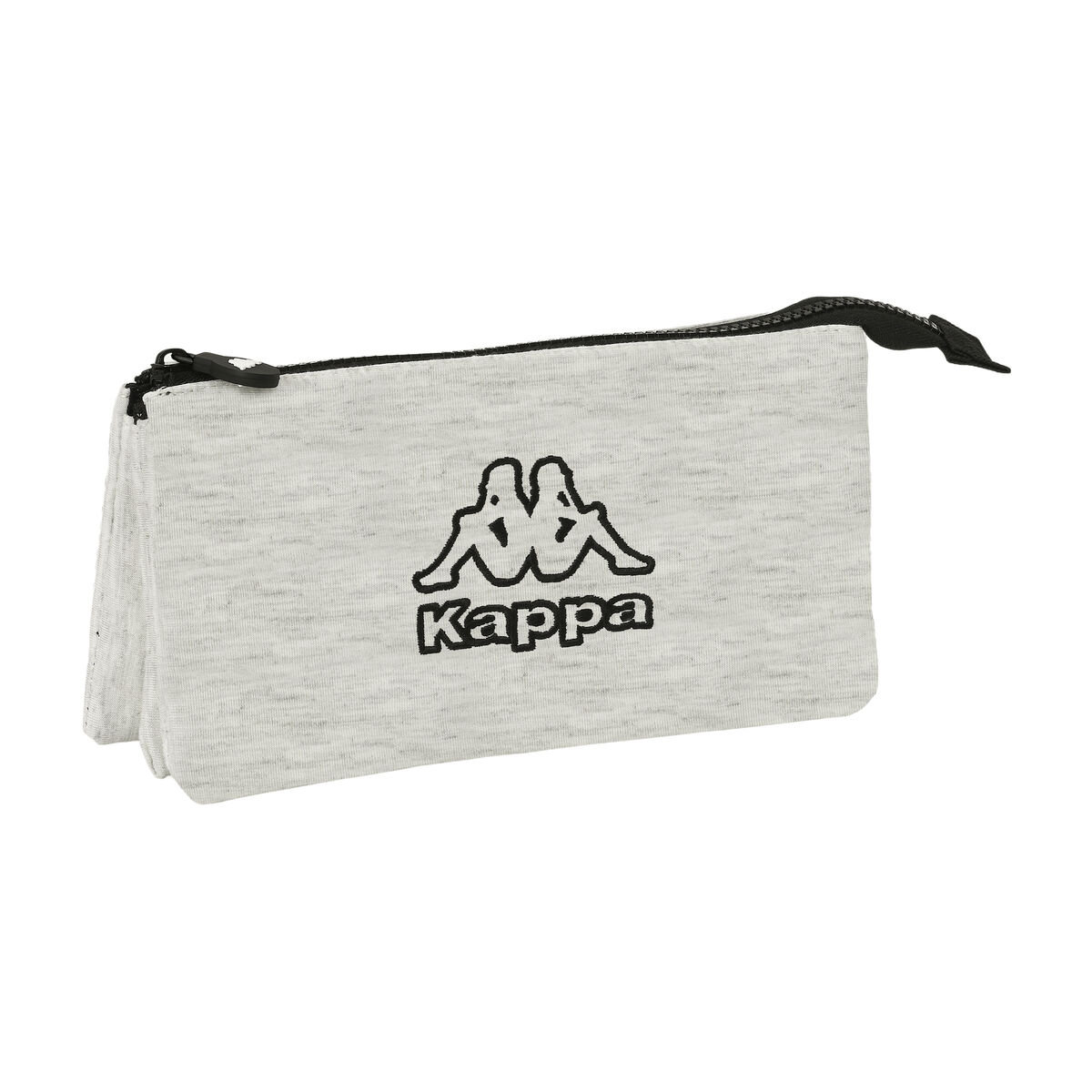 Piórnik Potrójny Kappa Grey knit Szary (22 x 12 x 3 cm)