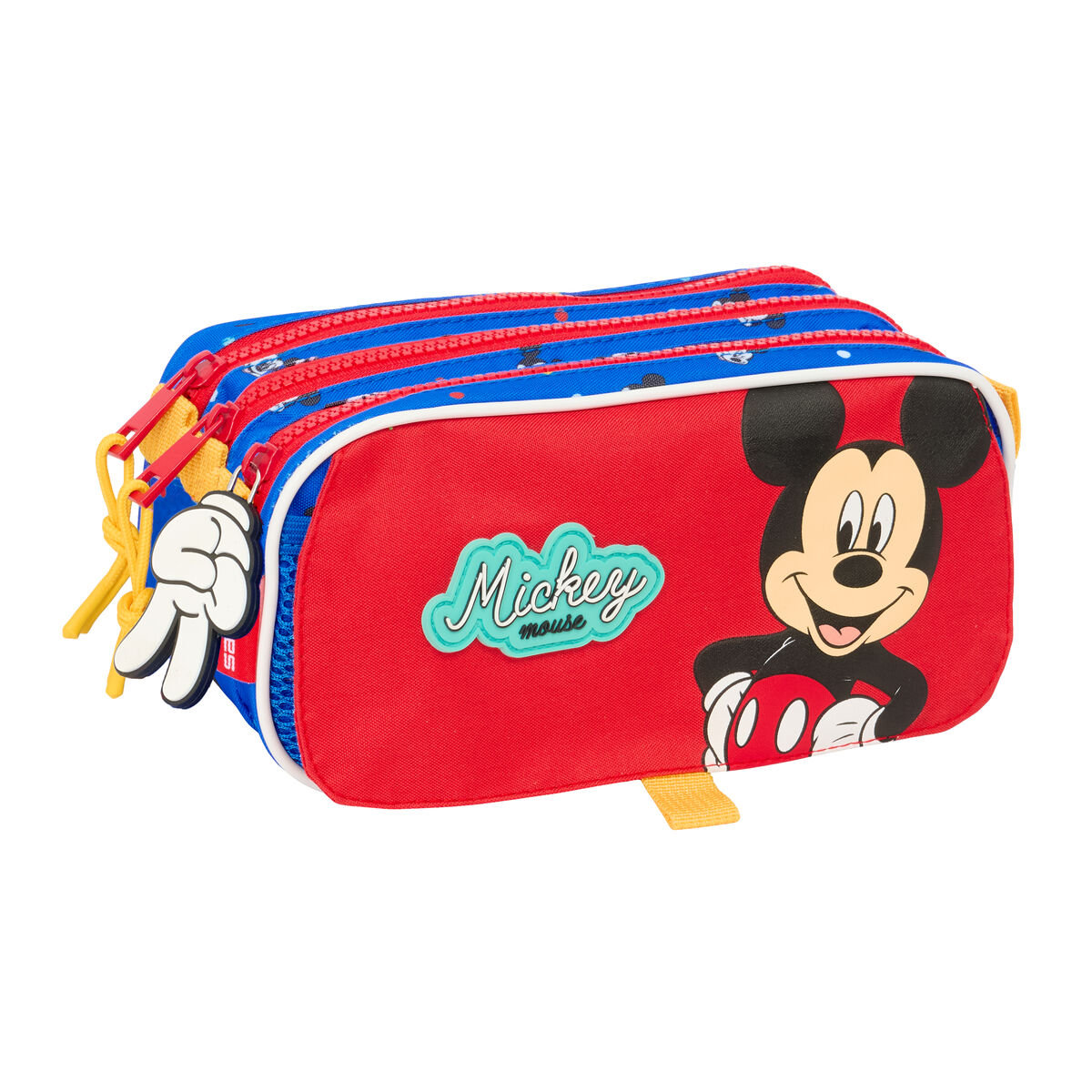 Piórnik Potrójny Mickey Mouse Clubhouse Good day Niebieski 21,5 x 10 x 8 cm