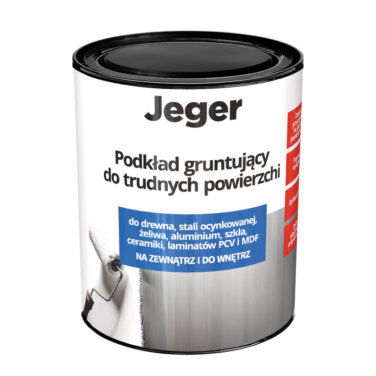 Podkład gruntujący do trudnych powierzchni 1 l Jeger