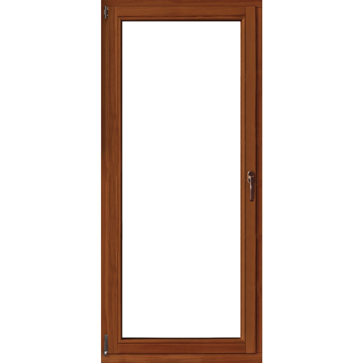 Lupol 2-szybowe balkonowe lakier kolor afromozja OB4 RU 865x2095 mm