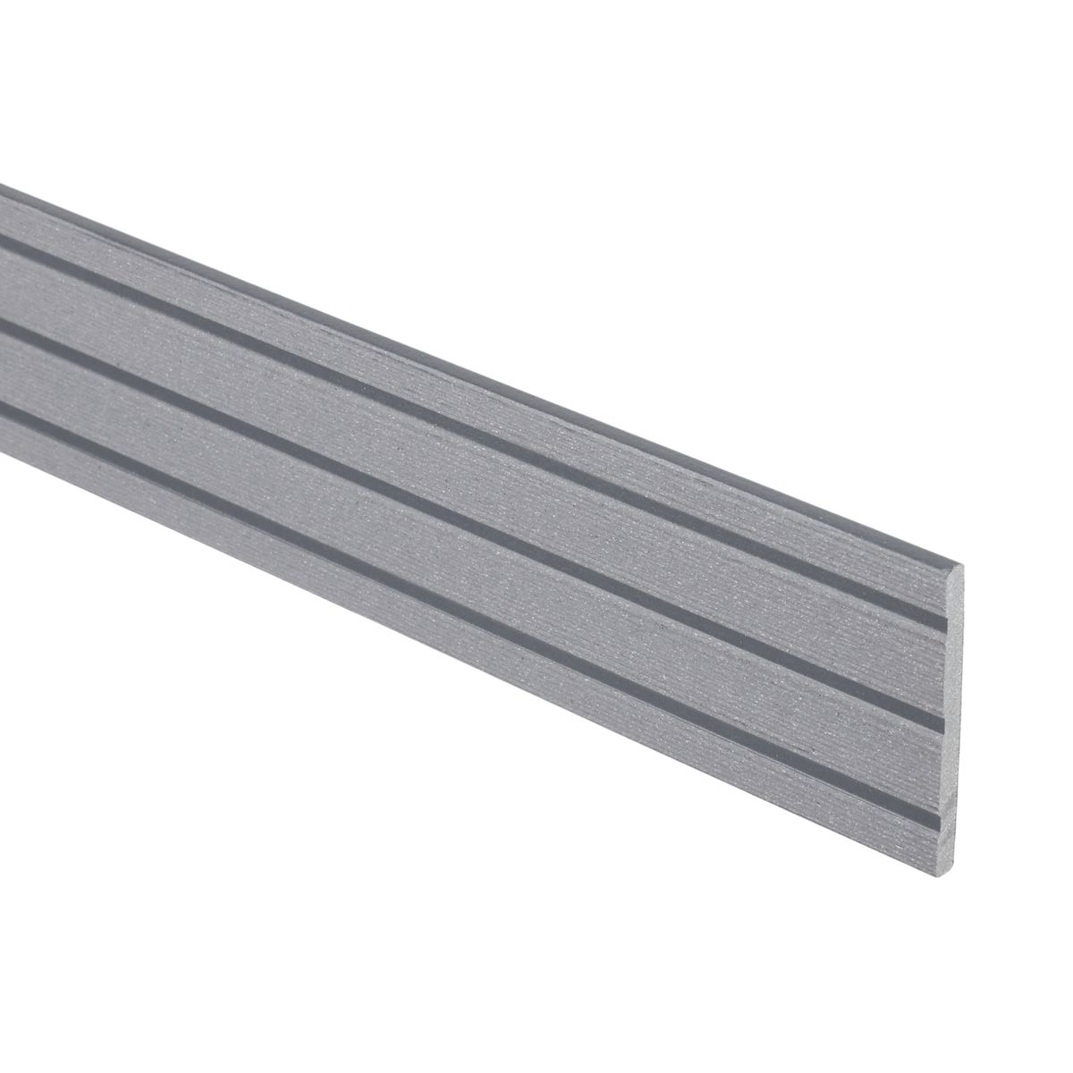 Listwa kompozytowa tarasowa 240x6x0.5 cm szara Bergdeck