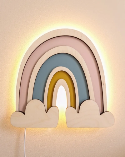 Lampka ścienna tęcza Pastel Rainbow