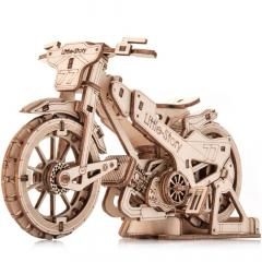 Puzzle drewniane 3d - Motocykl Żużlowy - puzzle